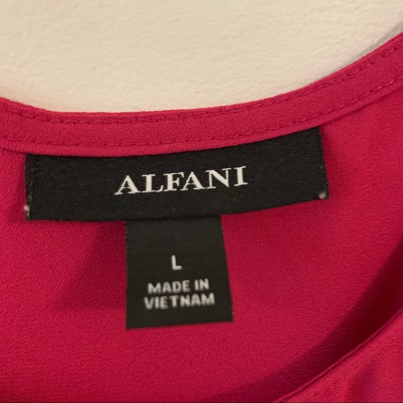 Alfani Magenta Top - Picture 3 of 5